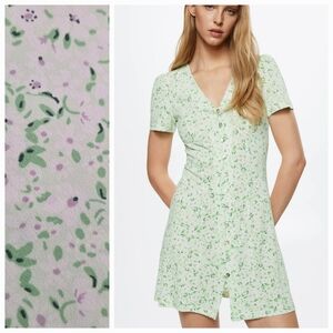 MANGO Flower print dress